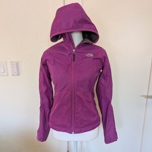 The North Face Women's Fleece Lined Hooded Windbreaker Jacket